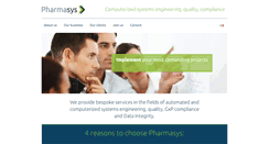 Desktop Screenshot of pharmasys.fr